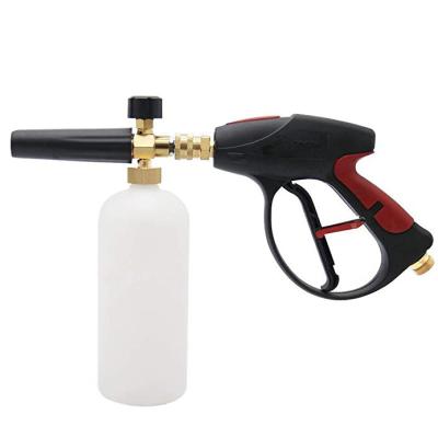 China Variable Flow Control High Pressure Lance Bottle Cannon Foam Gun Foam Gun Wash Gun Foam Blaster Spray Nozzle Snow Foam Gun Wash for sale