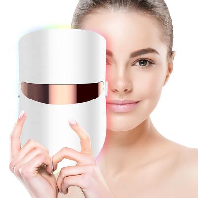 China Pigment Removal Machine 3 Colors 2021 New Product PDT Lights Led Photon Anti Aging Facial Mask Skin Rejuvenation Therapy Led Face Beauty Mask for sale