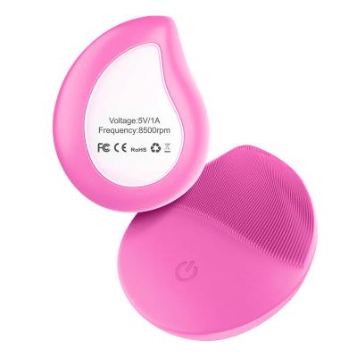 China Acne Treatment Mini Face Cleaning Exfoliator Brush Beauty Skin Care Electric Facial Wash Brush for sale