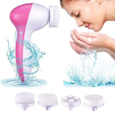 China Wholesale Hot Sale Silicone Facial Massager Acne Treatment Skin Massager Rotating Rotating Cleansing Facial Wash Brush for sale