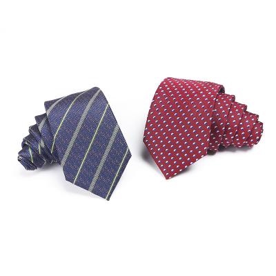 China High Quality 100% Polyester Mens Fashion Polyester Jacquard Tie Tie for sale