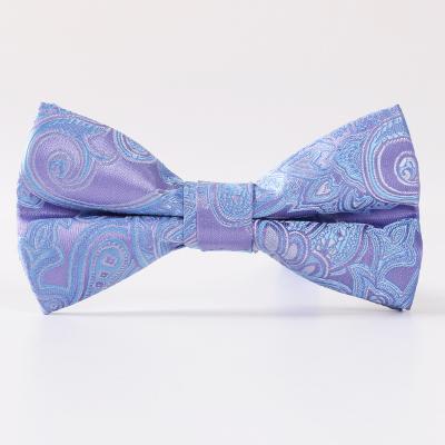 China High Quality Polyester Paisley, Checkered and Plaid Bow Ties Fashion Polyester Butterfly Patterns Mens Customizable with Logo for sale