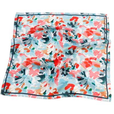 China Designer Custom Made High Quality Ladies Scarf Printed Scarves With Logo Wholesale for sale