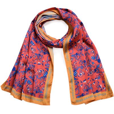 China Designer Custom Made Custom Ladies Scarf Printed Scarves With Logo Wholesale for sale