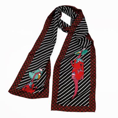 China Custom Wholesale Fashion Brand Logo Pattern Printed Shawls Luxury Soft Ladies Scarves For Women Stylish Scarf Customized Designer for sale