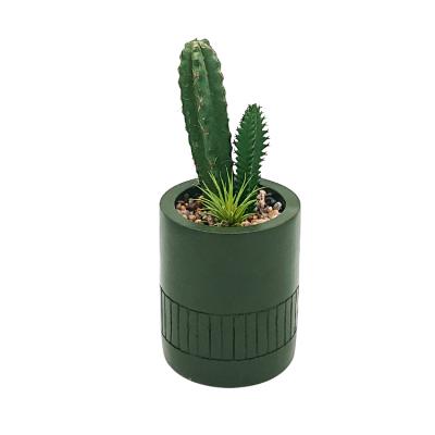 China Indor Decoration Home Cheap Decorative Mini Artificial Succulent Cactus Plants In Pots for sale