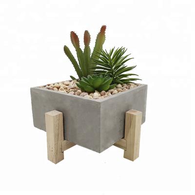 China Indor Decoration Cheap Home Decorative Mini Artificial Succulent Plants In Pots for sale