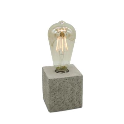 China Wholesale New Design Modern Cement Lamp Table,Based Lamp,Concrete Table Lamp Edison Lights for sale