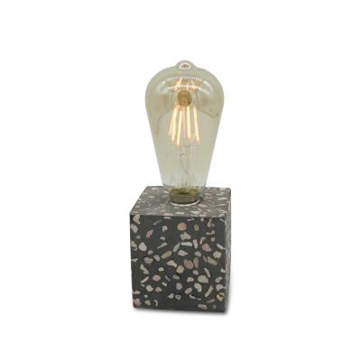 China New Design Modern Wholesale Cement Portable Lighting Fixture Table Lamp Mosaic Floor Lamps Home Decor for sale