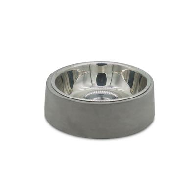 China Sustainable Wholesale Metal And Cement Concrete Dog Food Bowl , Bowl Pet Bowl For Dog for sale