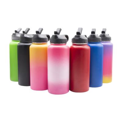 China 16oz double walle stainless steel viable vacuum insulated bottle for sport thermos with customized lid with wide mouth for sale