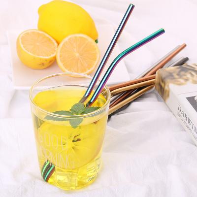 China 2022 Amazon Success Custom 304 Stainless Steel Disposable Drinking Straws, Metal Drinking Straw Set for sale