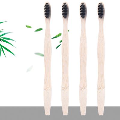 China Morden Style Disposable Hot-selling Eco-friendly Custom Bamboo Toothbrush With Soft Fiber for sale