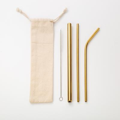 China Minimalist Eco firendly hot sale food grade metal steel straw set reusable logo case for sale