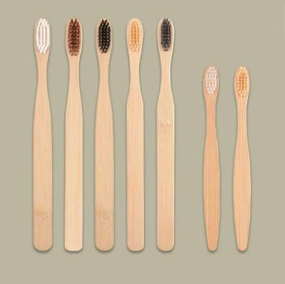 China Eco-Friendly Biodegradable Bamboo Toothbrush Disposable Customized Bamboo Toothbrush Kids Toothbrush Suppliers for sale