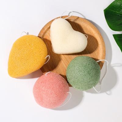 China Wholesale 100% Viable Hot Natural Konjac Facial Wash Cleansing Beauty Konjac Sponge for sale