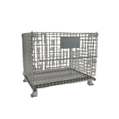 China Folding Logistics Transport Warehouse Storage Cage Warehouse Cage Turnover Box Butterfly Cage Can Add Wheels for sale