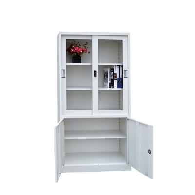 China Office 316 Door File Cabinet Glass Medicine Cabinet/etc Stainless Steel/Aluminum/Copper/Design Steel Metal Cupboard For Office Use for sale