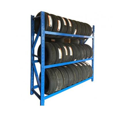 China Customized Wholesale Stackable Warehouse Steel Metal Truck Pile Storage Tire Foldable Rack For Warehouse for sale