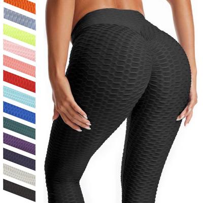 China New Style High Waisted Breathable Black Tight Gym Active Booty Tight Tik Tok Drop Shipping Wear Leggings for sale