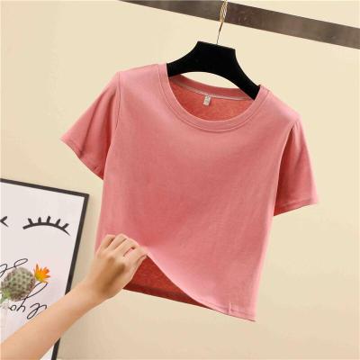 China High quality QUICK DRY factory women short crop tops with polyester material and best price for sale