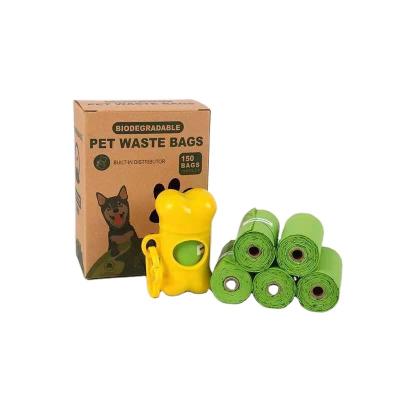 China Viable BIODEGRADABLE PLA PBAT CORNSTARCH Dog Poop Bags Cats Waste Waste Bags for sale