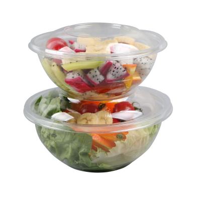 China 100% biodegradable & PLA 24OZ/750ml biodegradable compostable hot sale takeaway SALAD BOWL for sale