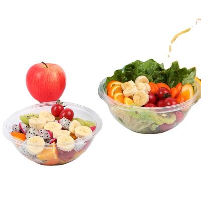 China 100% biodegradable & 32OZ/1000ml PLA compostable hot sale takeaway SALAD BOWL eco-friendly for sale