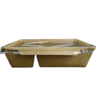 China China Traditional Professional Manufacturer Waterproof And Oil Proof Kraft Paper Tray With Lid Box for sale