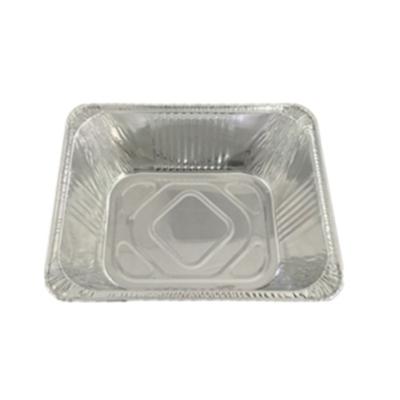 China Silver Food China Supplier OEM Food Grade Aluminum Foil Container Box For Food Packaging for sale