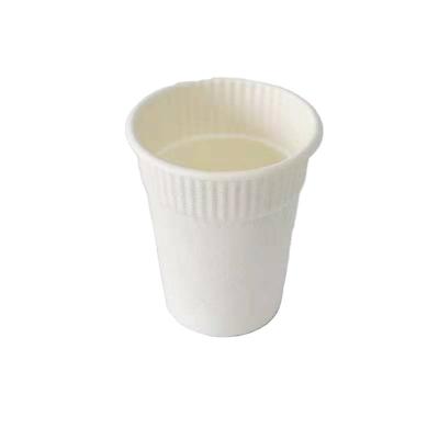 China 8oz 260ml Traditional Environmentally Friendly Biodegradable Bagasse Paper Pulp Paper Pulp Cup for sale