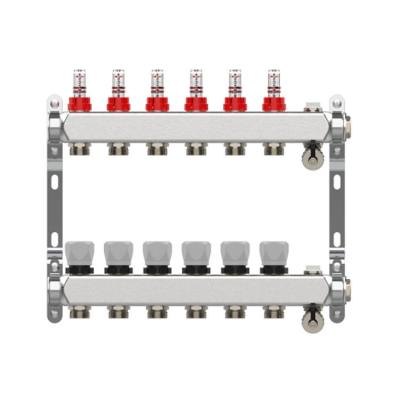 China High Quality Varied Stainless Steel Manifold Underfloor Heating Manifold Modern 6 Way Good Selling for sale