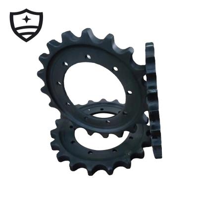 China Black Excavator Sprocket DX300LC DX340LC Digger Sprockets ISO for sale