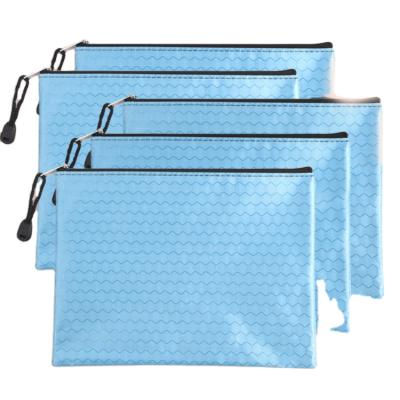 China Durable Selling As Hot Cake Envelope Folder Waterproof Plastic Zipper Mesh File Document Bags for sale