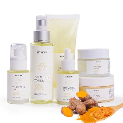 China Popular Deeply Personal Skin Treatment Private Label Cleansing Other Turmeric Skin Care Products Turmeric Skin Care Set for sale