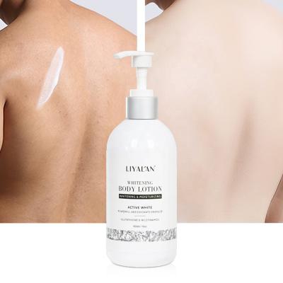 China Guangzhou Private Label Brightening Cream Dark Skin Whitening Whitening Body Brightening Bleached Lotion for sale