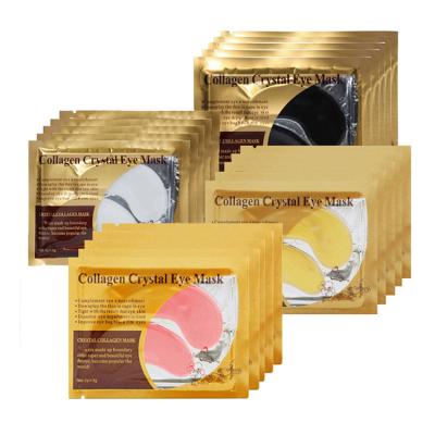 China Gold Custom Hydrogel 24k Collagen Crystal Gel Under Foil Correction Moisturizer Eyemask Dark Circle Eye Patches for sale