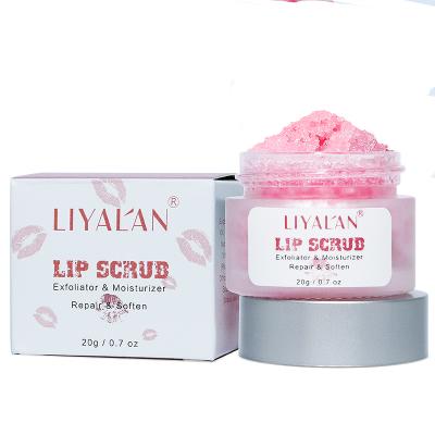 China Sunscreen Custom 2 In 1 Lip Lightening Scrub Natural Organic Vegan Lip Mask Scrub Private Label for sale