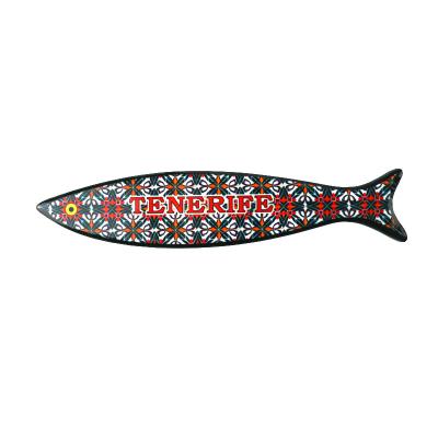 China Shape Ceramic Souvenir Fridge Magnet Fish Shape Sublimation Fridge Magnet Custom Promotional Advertising Wholesale for sale