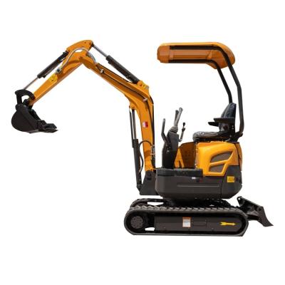 China Hotels Factory Wholesale Professional 1.6 Ton Agricultural Machinery Small Crawler Excavator for sale