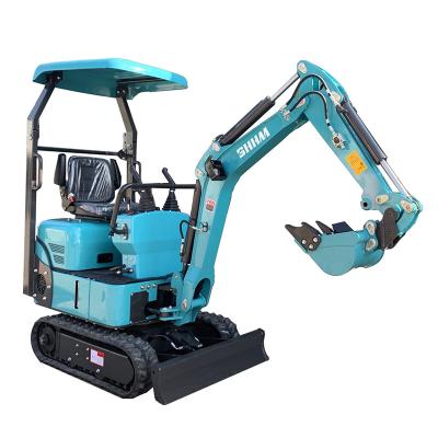 China Factory Wholesale Hotels 1 Ton 0.025 Cubic Meter Bucket Capacity Small Excavators High Efficiency for sale