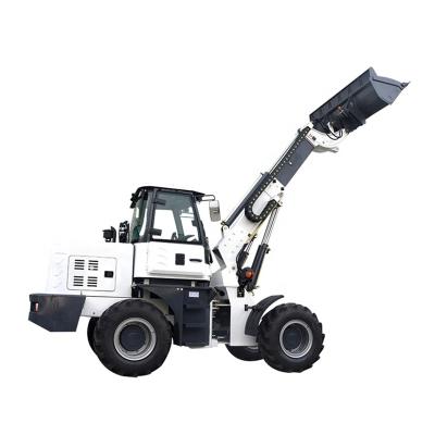 China Building Material Shops SHHM New Design Compact Telescopic Loader 1ton 1.5ton 2ton Wheel Loader Prices for sale