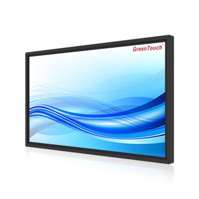 China 49 inch LCD display touch monitor, IR touch screen monitor for self-checking service, 32