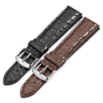 China Fashion / Luxury Genuine Alligator 22mm Leather Watch Band Luxury Watch Strap for sale