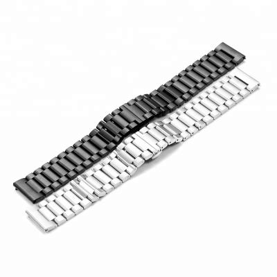 China 22mm Stainless Steel 316L Stainless Steel Strap S/S Metal Watch Band For Moto 360 Pebble Samsung Gear 2 & 3 for sale