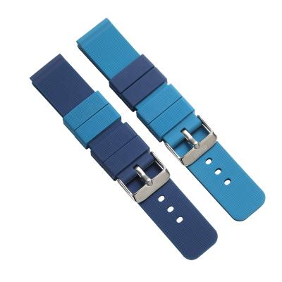 China Fashion/Luxury Silicone Rubber Replacement Sports Watch Strap For Apple Smart Watch for sale