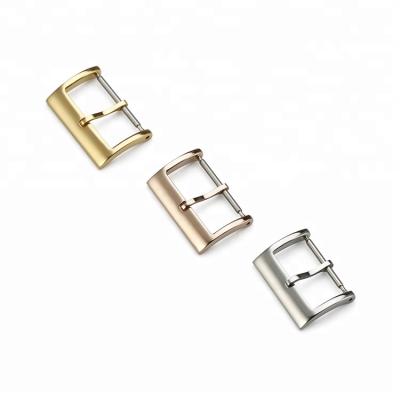 China 316L Stainless Steel Customize 10mm To 20mm Stainless Steel Spring Bar Pin Buckle Watch Band Clasp Watch Strap Watch Buckle for sale