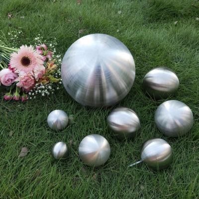 China Garden Decoration Sculpture Customized Modern Outdoor Stainless Steel Art Cone Geometric Abstract Metal Garden Decoration Bebble Sculpture for sale