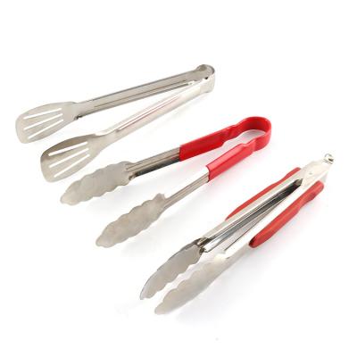 China Viable Kitchen Cooking Tools Grill Metal Food Tongs Stainless Steel Food Cooking Tools Cut for sale