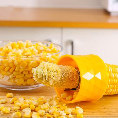 China New Design Kitchen Accessories Stainless Steel Blade Corn Cobber Tools Viable Corn Stripper for sale